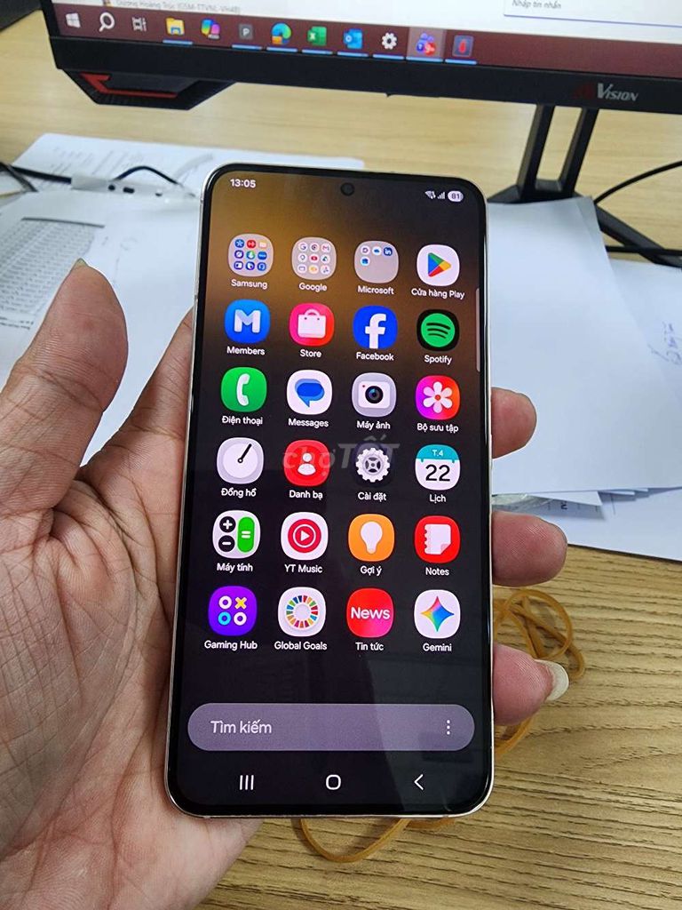 Samsung Galaxy S22 128GB Hồng 8GB. Mua bán Điện thoại tại Quận Bình Tân Tp Hồ Chí Minh được đăng bởi Long Vespa  hình 1