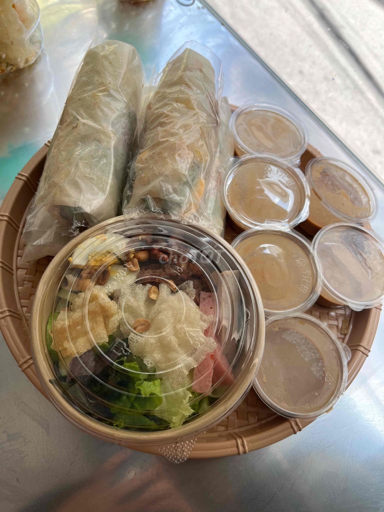 Bánh cuốn truyền thống đóng gói. Mua bán Đồ ăn, thực phẩm và các loại khác tại Quận Tân Phú Tp Hồ Chí Minh được đăng bởi Lệ Quyên hình 1