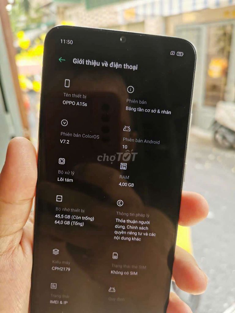 Oppo A15S_2021 Chính Hãng Ram 4GB 64GB Zin Mạnh Ổn