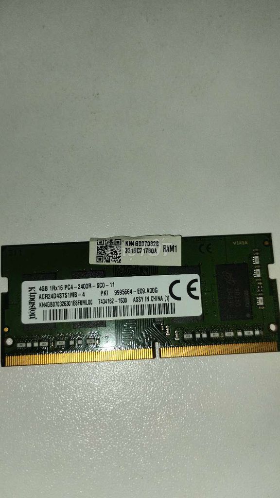 RAM Kingston DDR4 4GB 2666MHz. Mua bán Linh kiện (RAM, Card...) tại Quận Liên Chiểu Đà Nẵng được đăng bởi minh vu hình 1