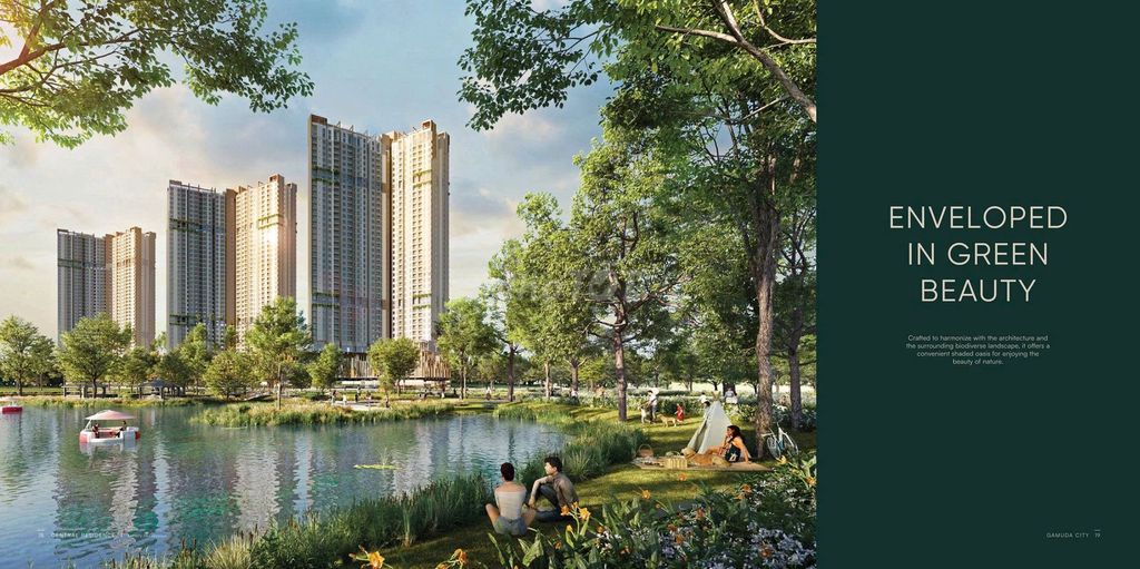 Квартира в Центральном парке Гамуды готова к продаже. Получите раннее бронирование