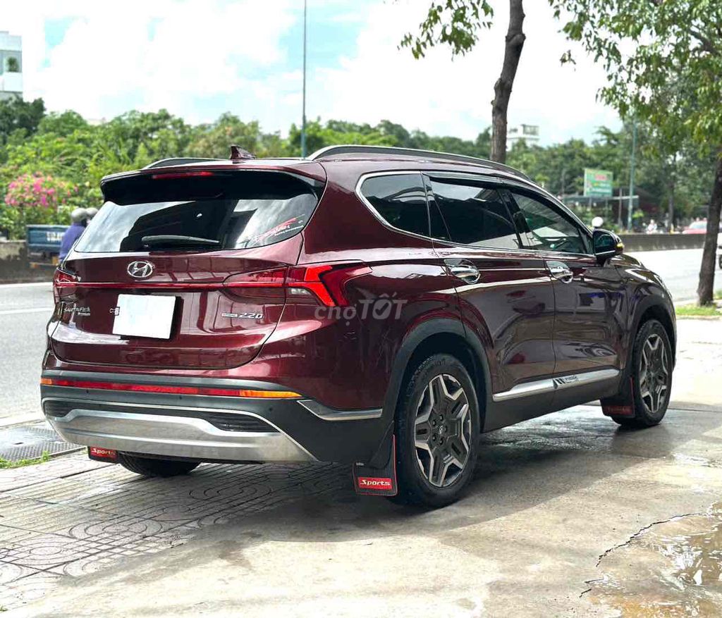 Hyundai Santafe Dầu cao cấp 2024 Đỏ 26.000km