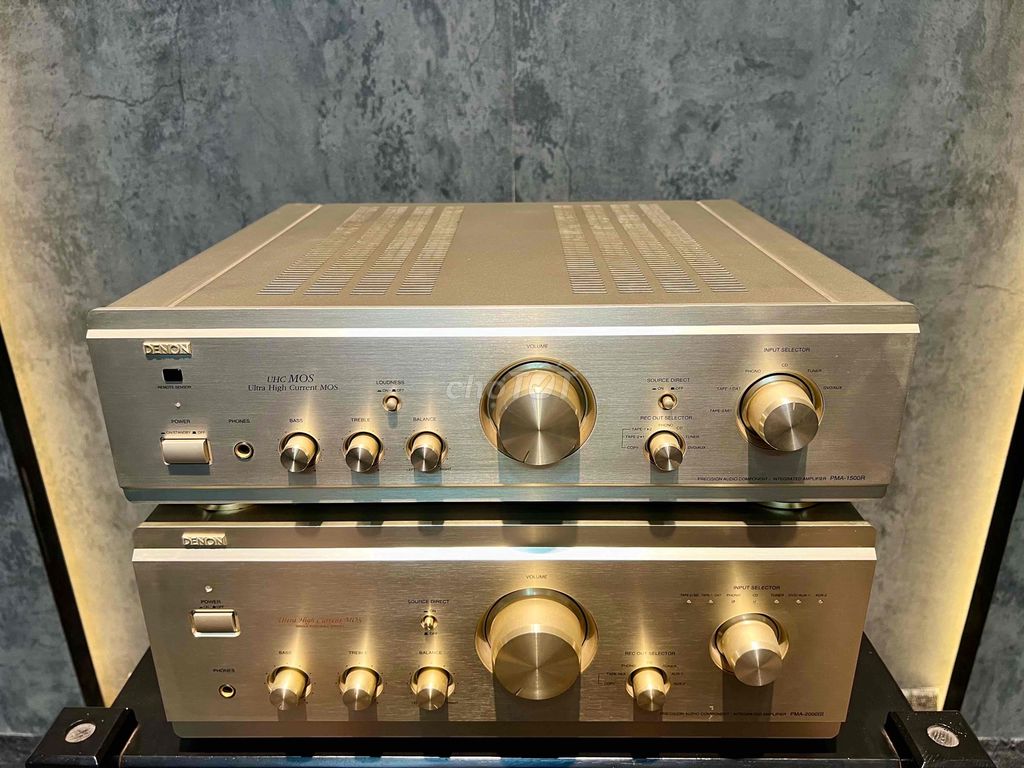 Amply Denon 1500R và Denon 2000iii