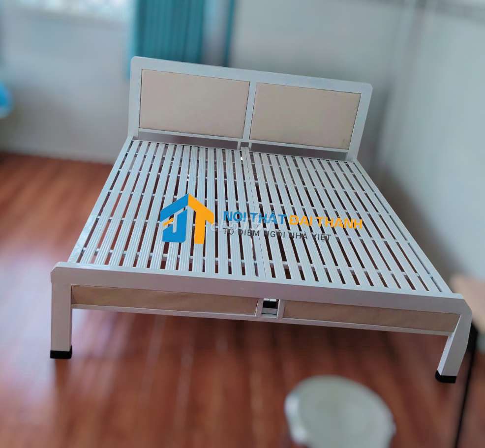 Giường sắt giả gỗ 1m8x2m-cao cấp-giao hàng HCM. Mua bán Giường, chăn ga gối nệm tại Quận Tân Phú Tp Hồ Chí Minh được đăng bởi Nội thất đại thành hình 1