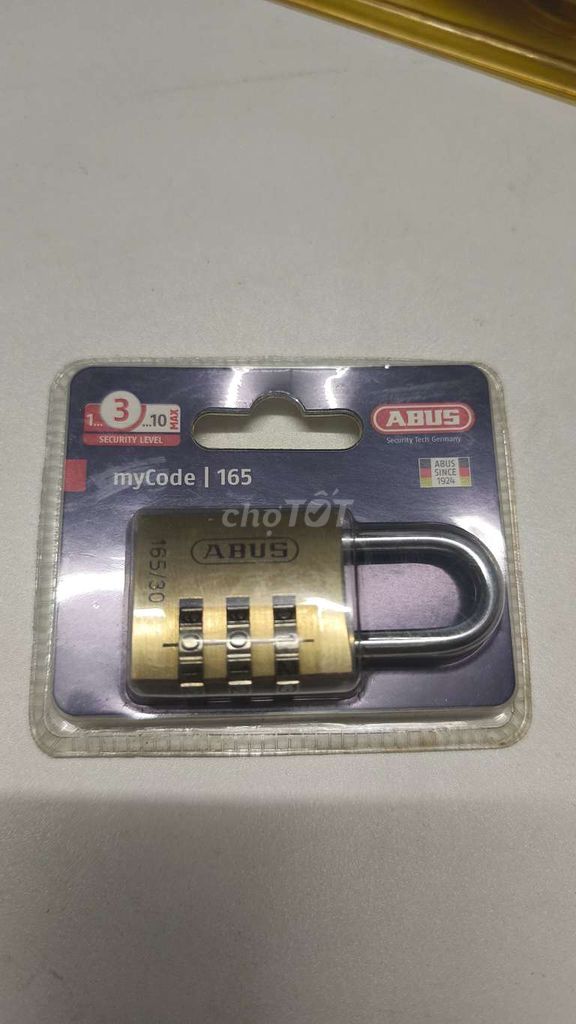 Ổ khóa số ABUS myCode 165 Kim loại Vàng đồng. Mua bán Nội thất, đồ gia dụng khác tại Quận 12 Tp Hồ Chí Minh được đăng bởi Le Tu hình 1