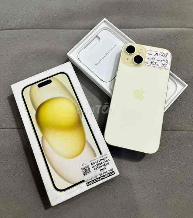 iPhone 15 128G VÀNG FULLBOX New APPLE 2025. Mua bán Điện thoại tại Quận Thanh Xuân Hà Nội được đăng bởi Nguyễn Huy Dũng hình 1