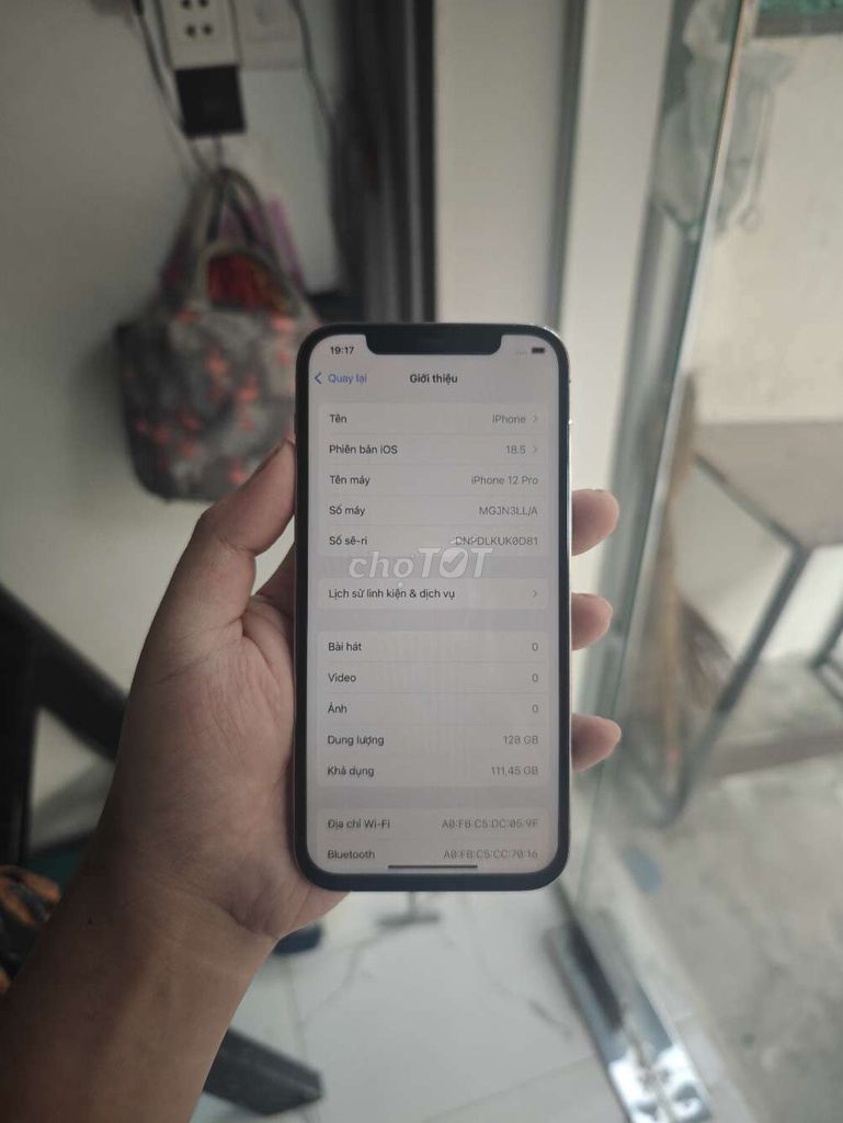 Apple iPhone 12 Pro 128GB Bạc Quốc tế màn thay. Mua bán Điện thoại tại Quận 12 Tp Hồ Chí Minh được đăng bởi HP hình 1
