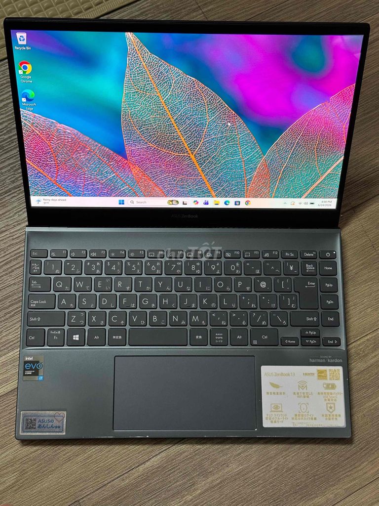 Asus Zenbook Oled 13 i7 1165G7, 16Gb, 256Gb cao. Mua bán Laptop tại Quận Bình Thạnh Tp Hồ Chí Minh được đăng bởi Hải Nam Japan new hình 1