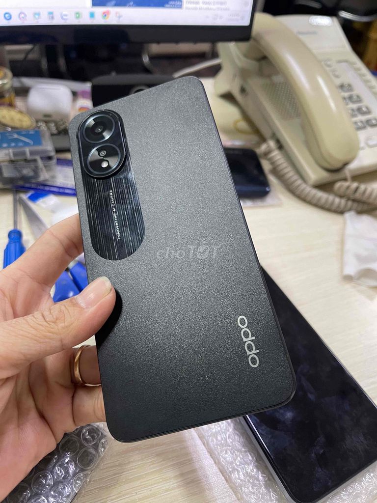 Oppo A38 ram 4  + 4 / 128GB Đen zin ken. Mua bán Điện thoại tại Quận Bình Tân Tp Hồ Chí Minh được đăng bởi Tantaimobile hình 1