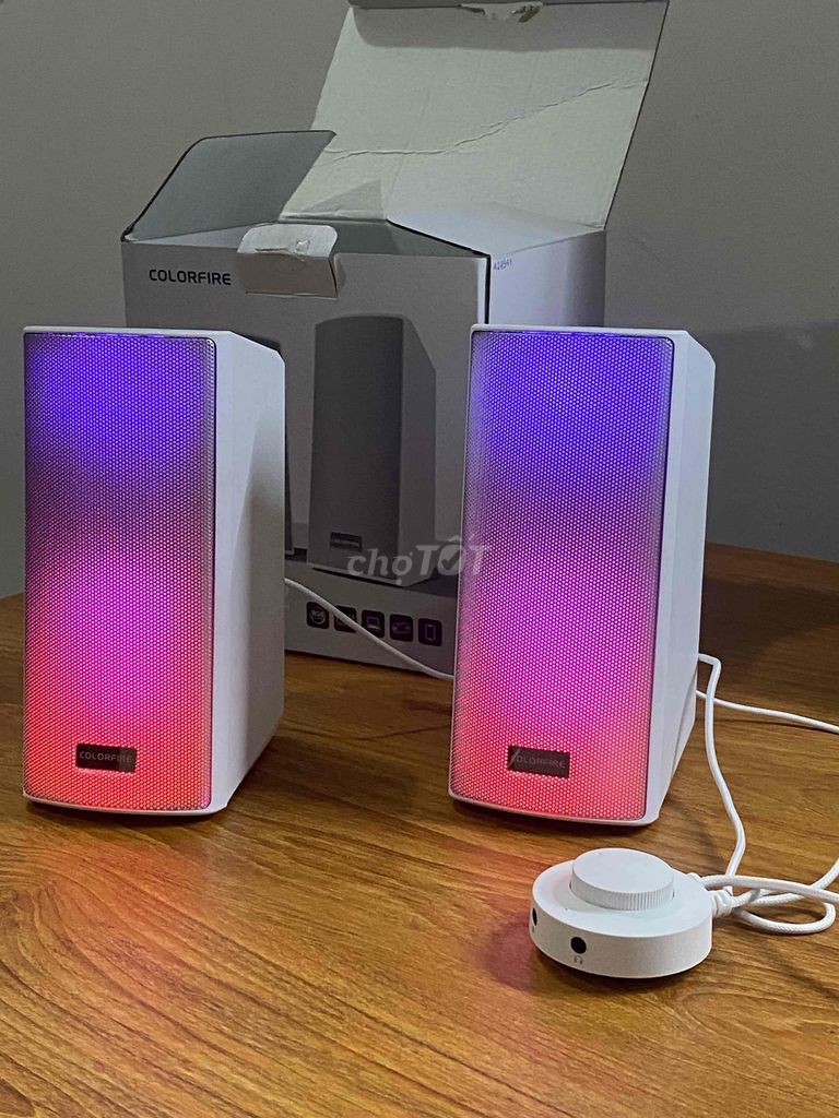 loa vi tính, có bluetooth, led rgb như mới fullbox