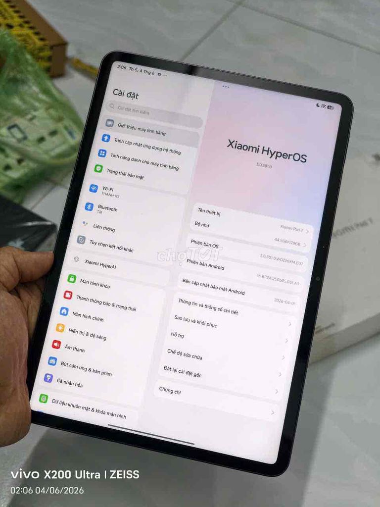 Xiaomi Pad 7 8GB/128GB Xám 99%. Mua bán Máy tính bảng tại Huyện Bình Chánh Tp Hồ Chí Minh được đăng bởi Thành  hình 1