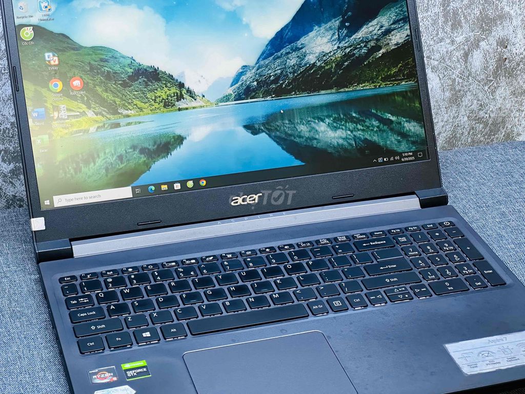 Laptop Gaming Acer Aspire 7 Ryzen 5 | GTX 1650Ti. Mua bán Laptop tại Quận Thanh Khê Đà Nẵng được đăng bởi Cầm Đồ Kim Hoa hình 4