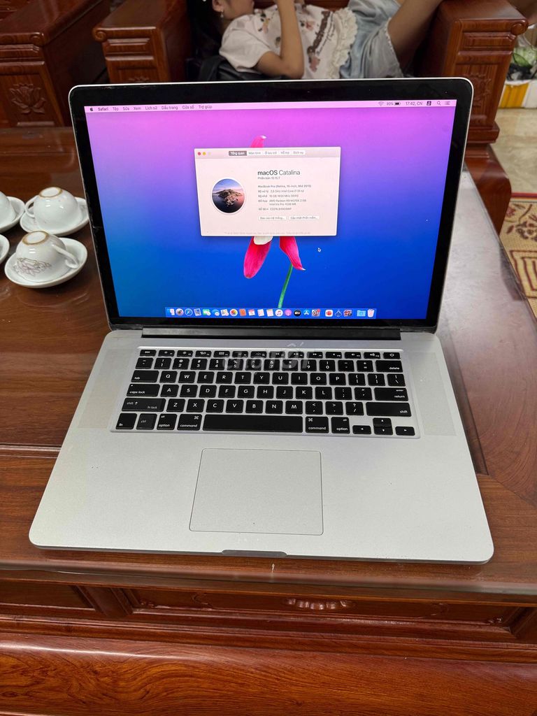 Apple Macbook Pro 2015 i7 15 inch 16GB VGA dời. Mua bán Laptop tại Huyện Đông Anh Hà Nội được đăng bởi Tùng Lâm hình 1