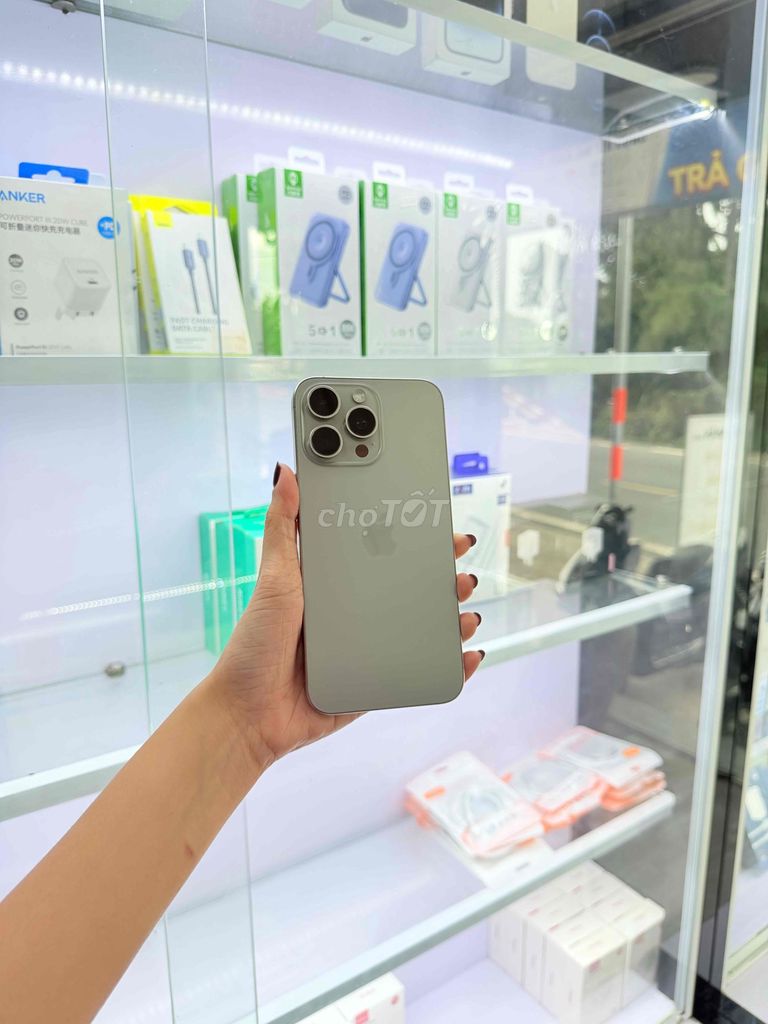 Apple iPhone 15 Promax 256Gb Natural 99%. Mua bán Điện thoại tại Huyện Củ Chi Tp Hồ Chí Minh được đăng bởi MAI HIẾU NHÂN hình 1