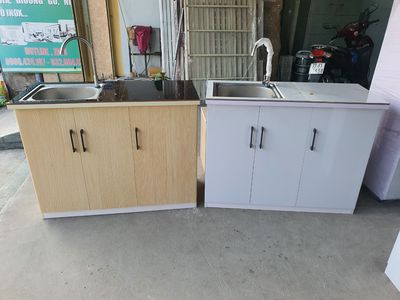 tủ bếp nhựa đài loan - tủ bếp mini hàng có sẵn