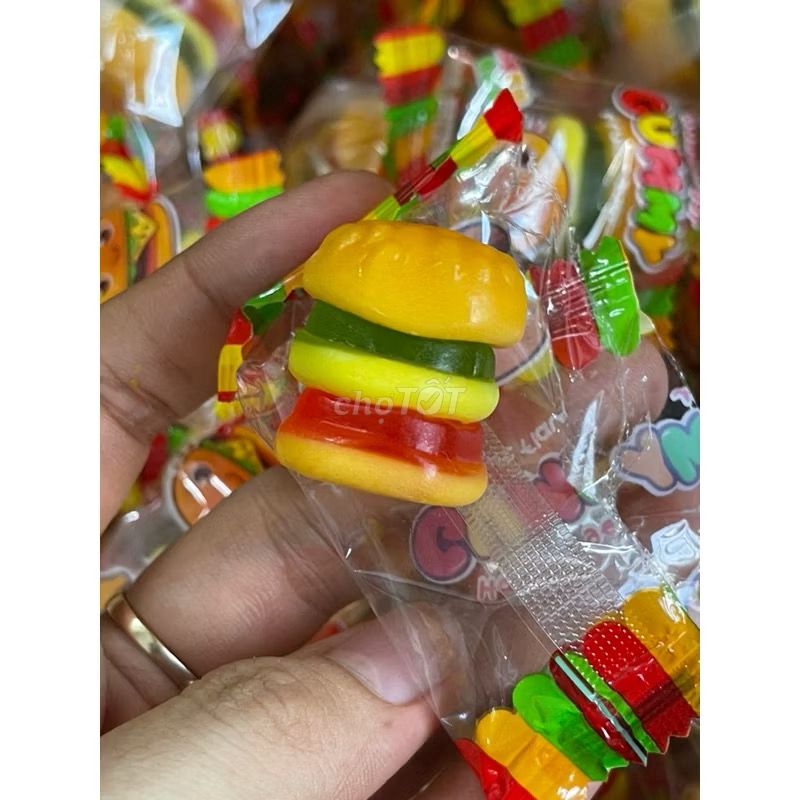 Kẹo Dẻo Hamburger Candy Vitamin C Dẻo Dai