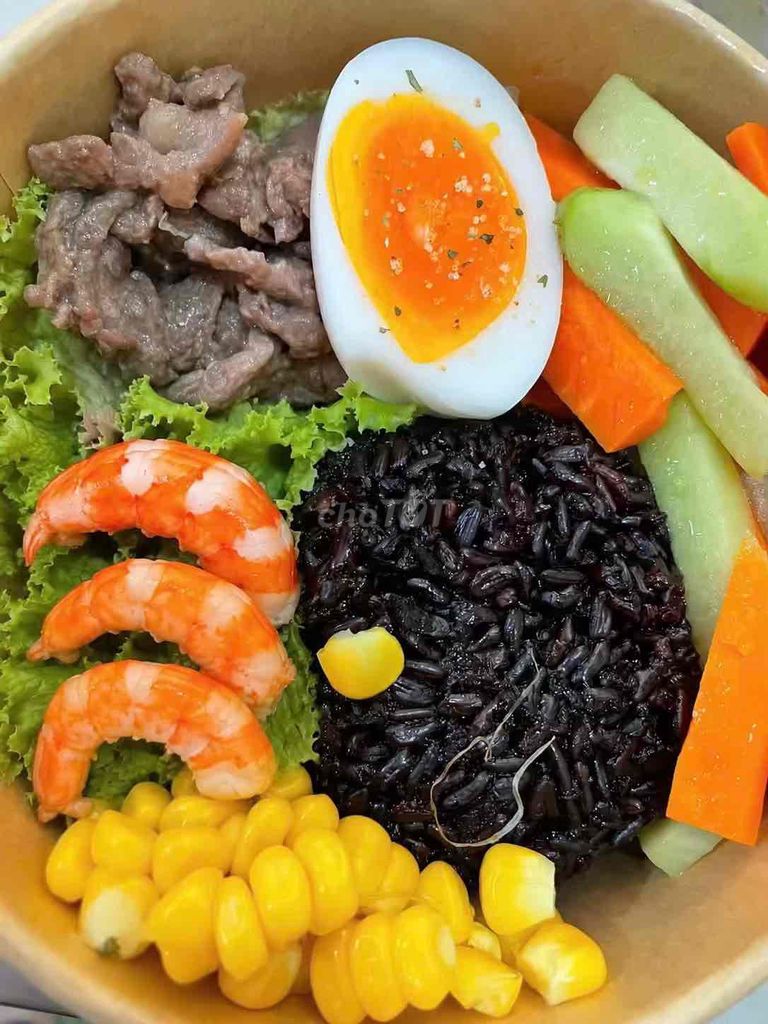 Thực đơn giảm cân Cơm gạo lứt, salad. Mua bán Đồ ăn, thực phẩm và các loại khác tại Huyện Bình Chánh Tp Hồ Chí Minh được đăng bởi BẾP ĂN KIÊNG hình 1