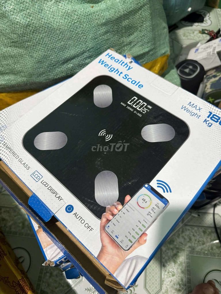 Cân sức khỏe Zodan Kính cường lực Đen. Mua bán Nội thất, đồ gia dụng khác tại Huyện Mỏ Cày Nam Bến Tre được đăng bởi châu kha ly hình 1