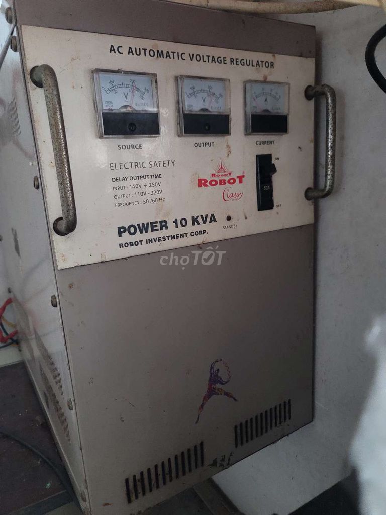 Ổn áp Robot Classy 10 KVA Xám. Mua bán Nội thất, đồ gia dụng khác tại Huyện Phong Điền Cần Thơ được đăng bởi Audio Mini toàn trung Cần Thơ hình 1