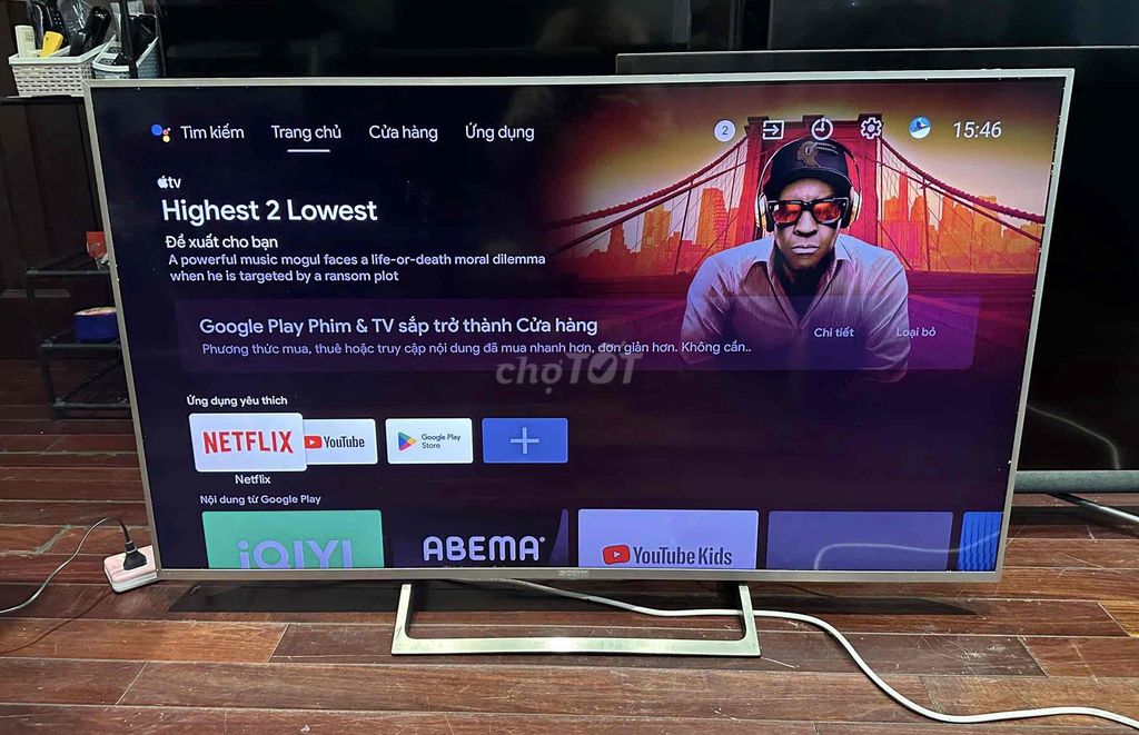Tivi Sony 55 inch viền bạc 4K Android remote nói. Mua bán Tivi, Âm thanh tại Thành phố Buôn Ma Thuột Đắk Lắk được đăng bởi Thanh Dat Tivi 79 hình 1