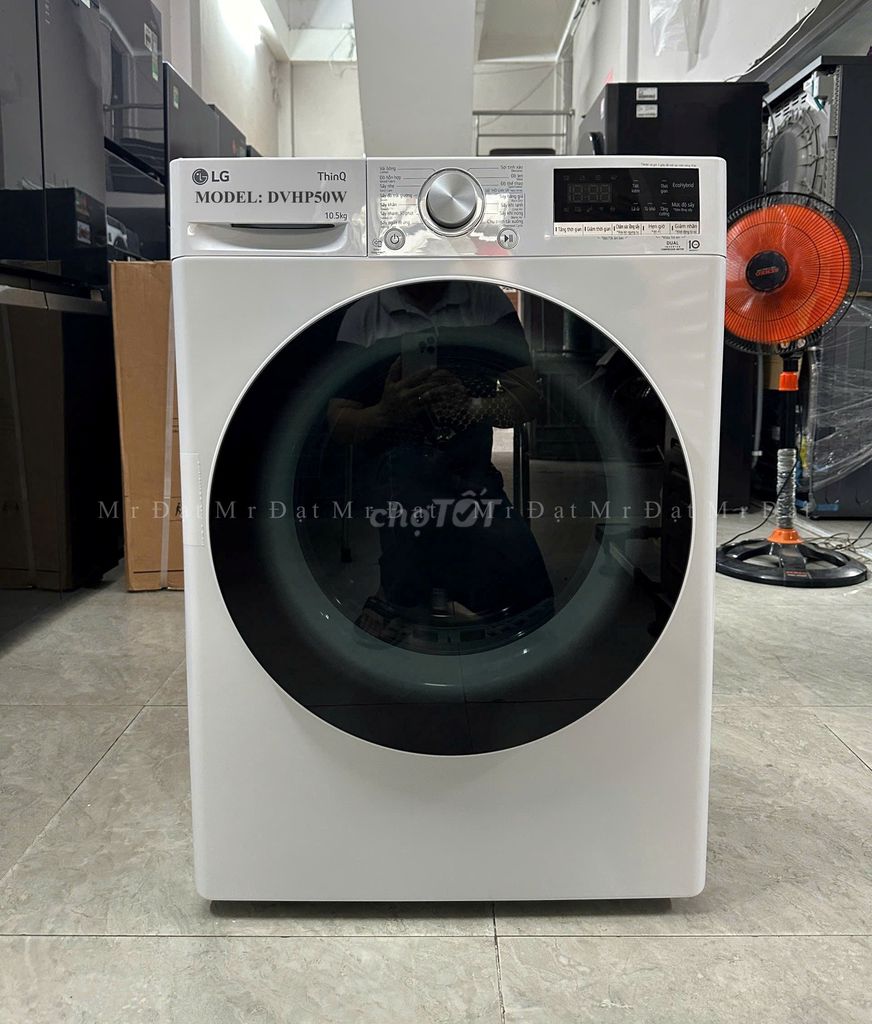 Máy sấy bơm nhiệt Inverter 10.5 kg. LG. DVHP50W. Mua bán Máy giặt tại Quận 8 Tp Hồ Chí Minh được đăng bởi Trần Thiện Đạt hình 1