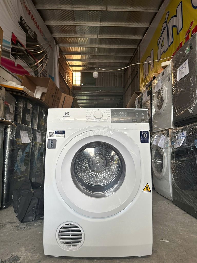 Máy sấy thông hơi Electrolux 8 kg EDV804H3WC. Mua bán Máy giặt tại Quận Gò Vấp Tp Hồ Chí Minh được đăng bởi Điện Máy Giá Kho Miền Nam hình 1