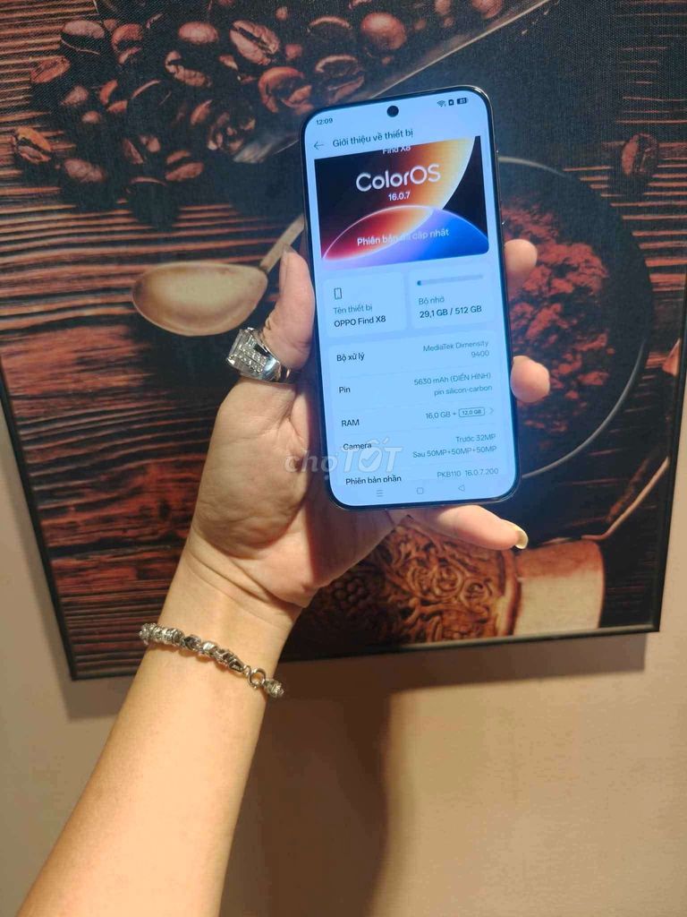 Oppo Find X8 16/512GB Đen 97% gl. Mua bán Điện thoại tại Thành phố Thuận An Bình Dương được đăng bởi Đạt Bình Dương hình 1