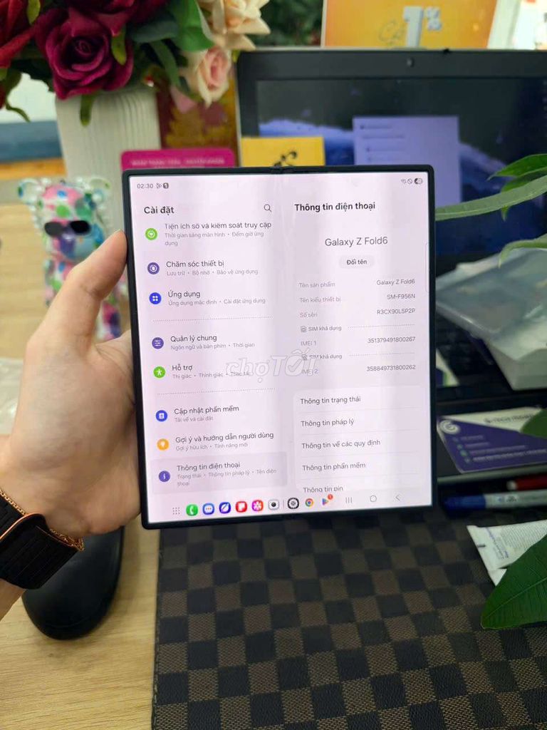 Samsung Galaxy Z Fold6 12GB/512GB có shipcod. Mua bán Điện thoại tại Quận Gò Vấp Tp Hồ Chí Minh được đăng bởi Minh phương hình 1