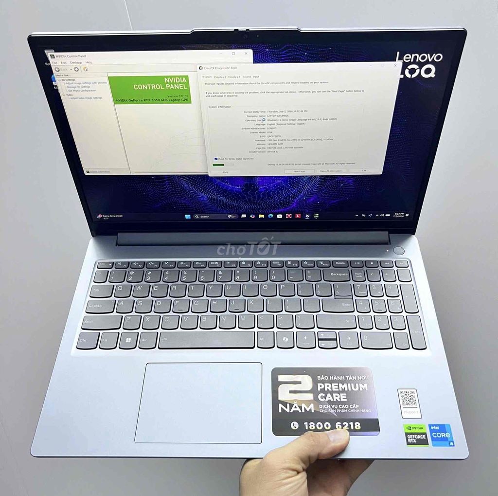 Lenovo LOQ 2024 I5-12450HX RTX 3050 16GB/512GB. Mua bán Laptop tại Quận Đống Đa Hà Nội được đăng bởi Junioor Computer hình 1