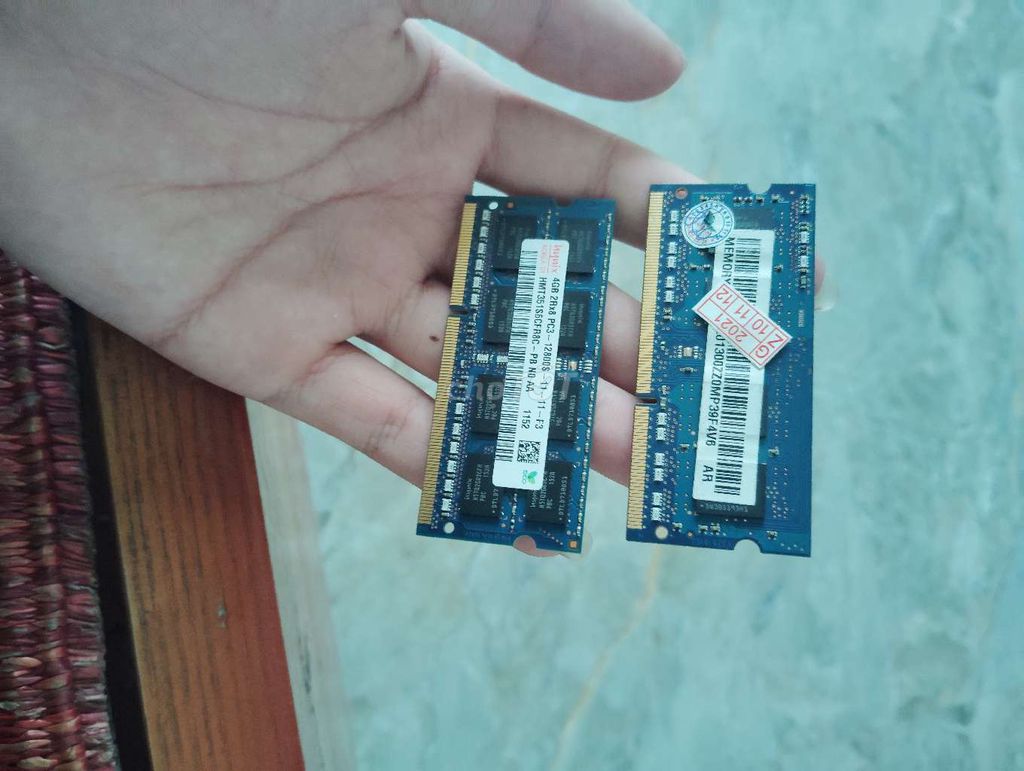 RAM laptop 4GB DDR3 PC3-12800S Đã sử dụng. Mua bán Linh kiện (RAM, Card...) tại Huyện Nghĩa Hưng Nam Định được đăng bởi Long hình 1
