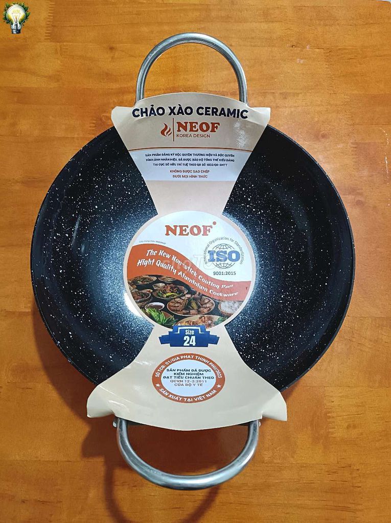Chảo xào Neoflam gốm sứ 24cm Đen. Mua bán Dụng cụ nhà bếp tại Thành phố Rạch Giá Kiên Giang được đăng bởi Nhã Đan hình 1