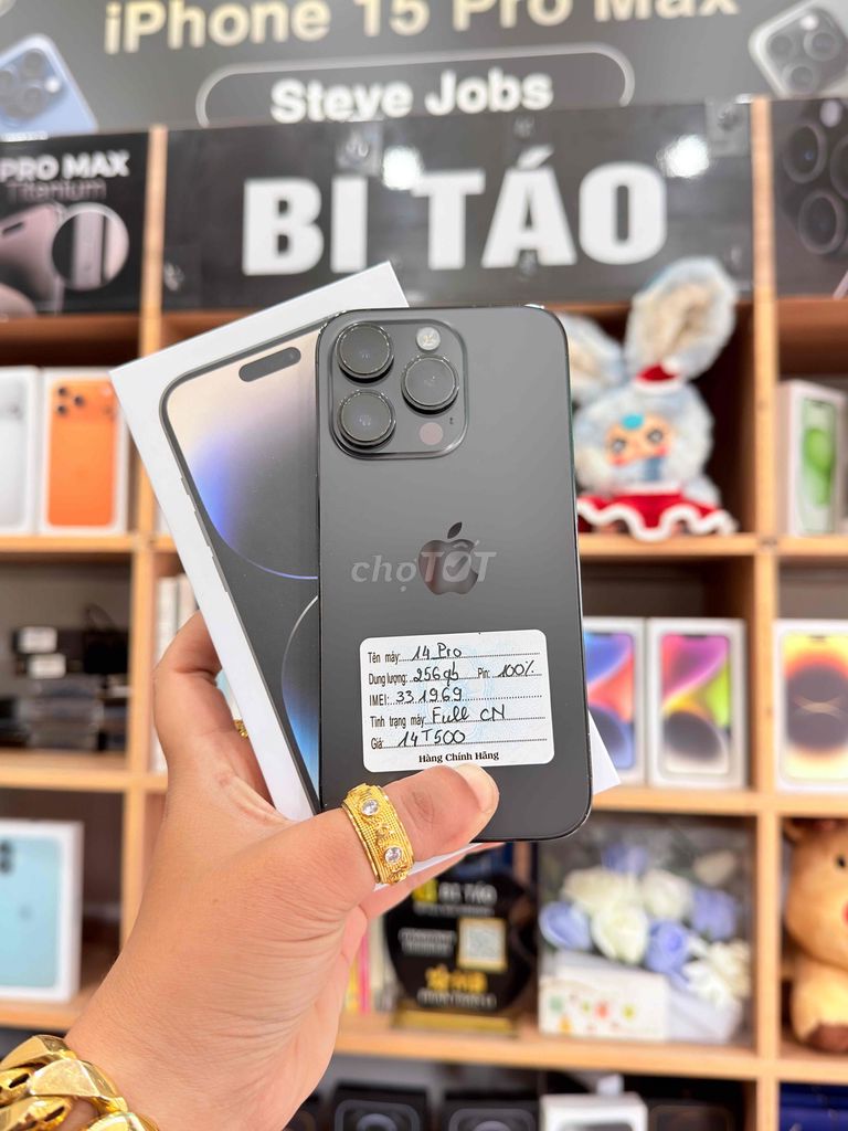 Apple iPhone 14 Pro 256GB Đen (Có Khe Sim). Mua bán Điện thoại tại Thành phố Long Xuyên An Giang được đăng bởi Bi Táo Store hình 1