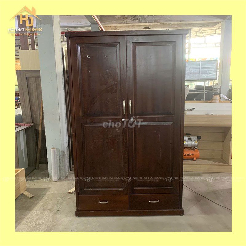 Tủ Quần Áo Gỗ Tự Nhiên 1m2 Đã Sử Dụng Mới 90%. Mua bán Tủ, kệ gia đình tại Quận Tân Phú Tp Hồ Chí Minh được đăng bởi Công Ty TNHH TM DV INKPRO hình 1