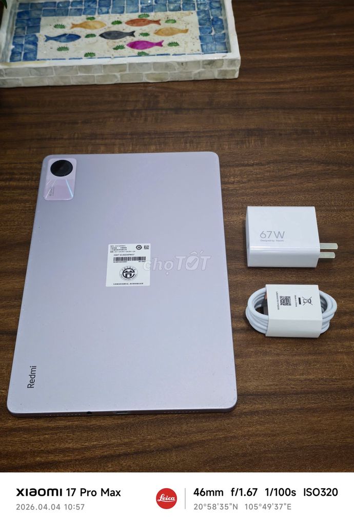 Redmi Pad SE 6/128 Tím sạc 67w có ship cOD. Mua bán Máy tính bảng tại Quận Hoàng Mai Hà Nội được đăng bởi Android Top hình 1