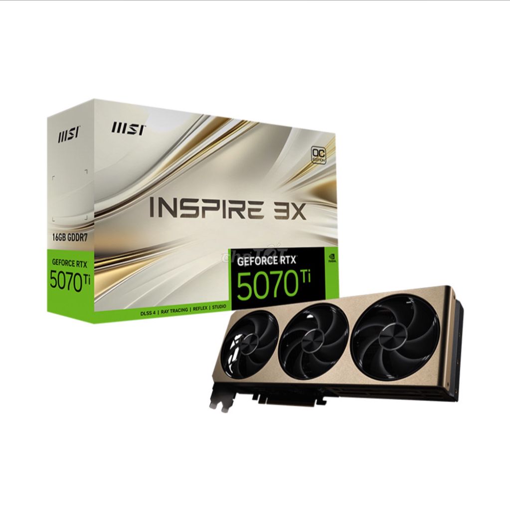 Card màn hình MSI GeForce RTX 5070 Ti 16GB. Mua bán Linh kiện (RAM, Card...) tại Quận 4 Tp Hồ Chí Minh được đăng bởi Hiệp hình 1