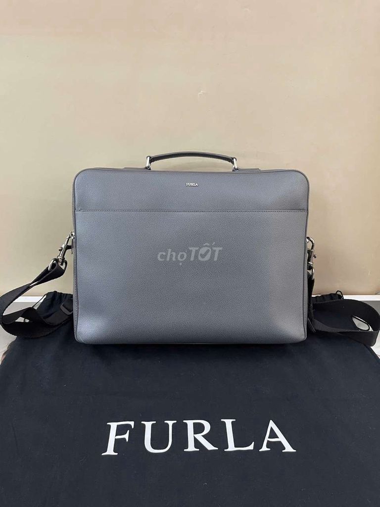 Cặp da công sở nam hiệu Furla chính hãng