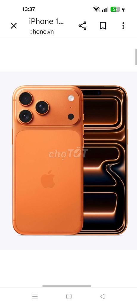 iPhone 17 Pro 256GB Cam. Mua bán Điện thoại tại Quận Hai Bà Trưng Hà Nội được đăng bởi Trinhtuananh hình 1