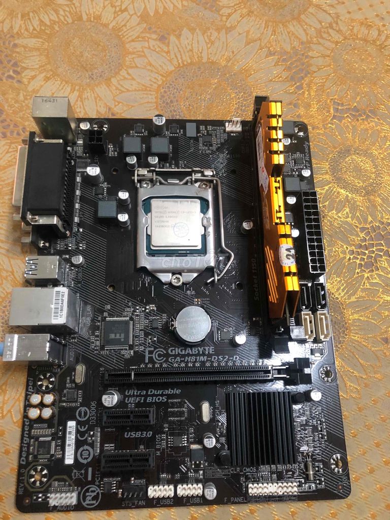 Combo H81 - XEON E3 1231V3 [4n-8l)+ RAM 8G. Mua bán Linh kiện (RAM, Card...) tại Huyện Đức Hòa Long An được đăng bởi QV computer  LK giá rẻ Đức hòa hình 1