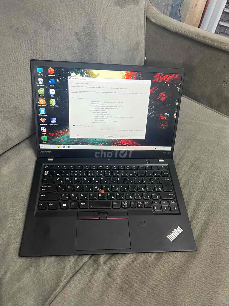 Lenovo Thinkpad X1 Carbon gen 5 I5 16GB/256GB FHD. Mua bán Laptop tại Quận Đống Đa Hà Nội được đăng bởi HQ Computer hình 1
