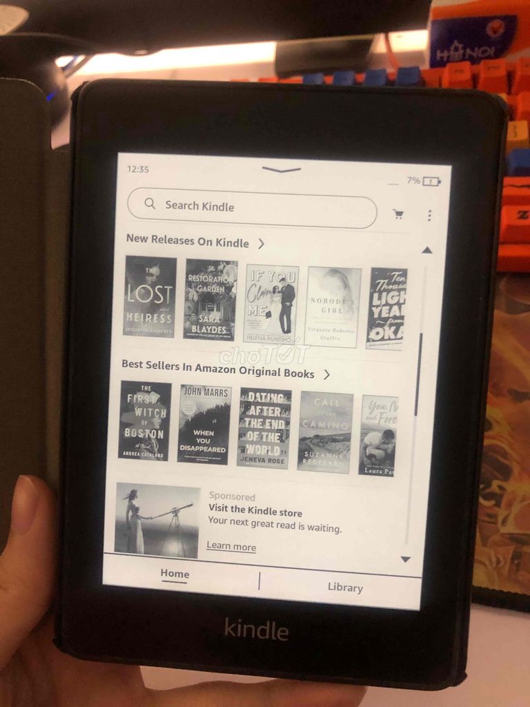 Máy đọc sách Amazon Kindle Paperwhite 4 Đen. Mua bán Máy tính bảng tại Quận Hoàn Kiếm Hà Nội được đăng bởi H hình 1