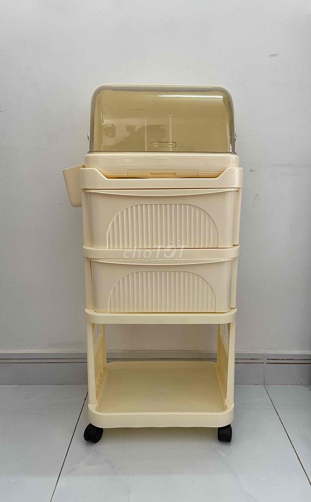 Tủ nhựa 5 tầng màu Kem 95x41x30cm mới 100%. Mua bán Tủ, kệ gia đình tại Huyện Nhà Bè Tp Hồ Chí Minh được đăng bởi Kim Nguyễn hình 1