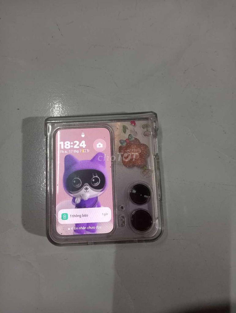 Oppo Find N2 Flip Tím Hư màn hình trong. Mua bán Điện thoại tại Huyện Nhơn Trạch Đồng Nai được đăng bởi Hương Nguyễn  hình 1