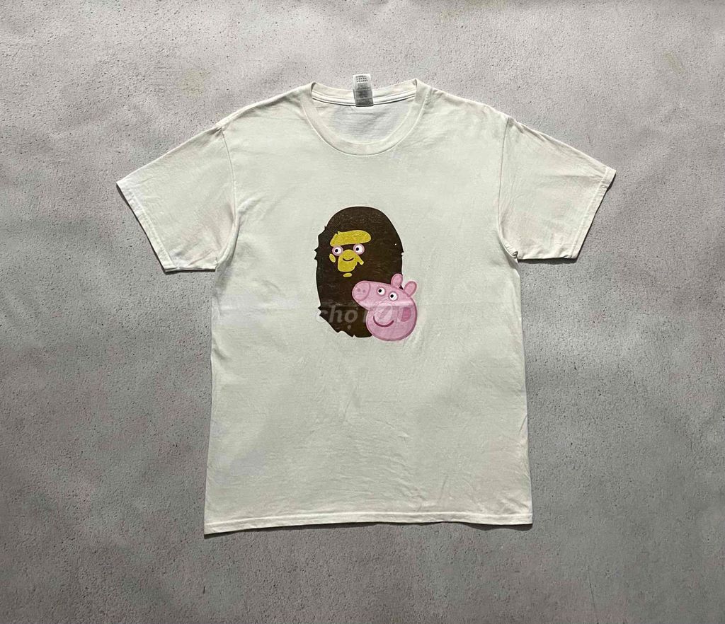 Áo thun Bape Trắng. Mua bán Quần áo tại Thị xã Phú Mỹ Bà Rịa - Vũng Tàu được đăng bởi Phạm Phương Nam  hình 1