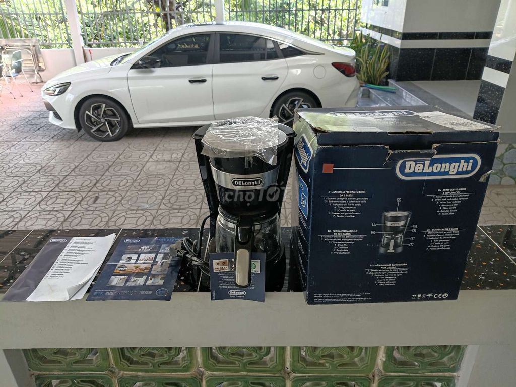 Máy pha cà phê DeLonghi Đen Mới. Mua bán Bếp, lò, đồ điện nhà bếp tại Thành phố Vĩnh Long Vĩnh Long được đăng bởi Tuấn Lê Thanh hình 1