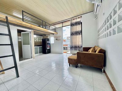 PHÒNG GÁC BAN CÔNG 30m2 - FULL NỘI THẤT - LÊ VĂN SỸ