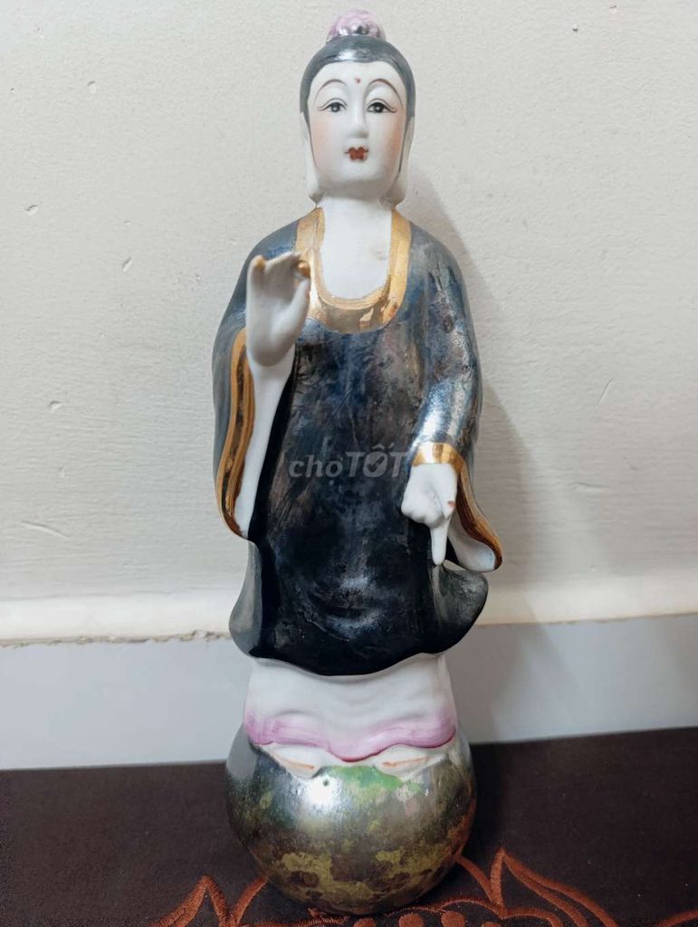 Tượng Mẹ Diêu Trì 26cm Khảm Xà Cừ. Mua bán Đồ sưu tầm, đồ cổ tại Huyện Bình Chánh Tp Hồ Chí Minh được đăng bởi Hoa Nam hình 1
