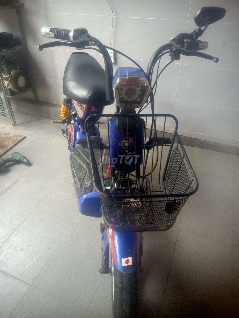 Xe đạp điện Kawasaki màu Xanh dương. Mua bán Xe điện tại Thành phố Biên Hòa Đồng Nai được đăng bởi   thảo nguyên  hình 1