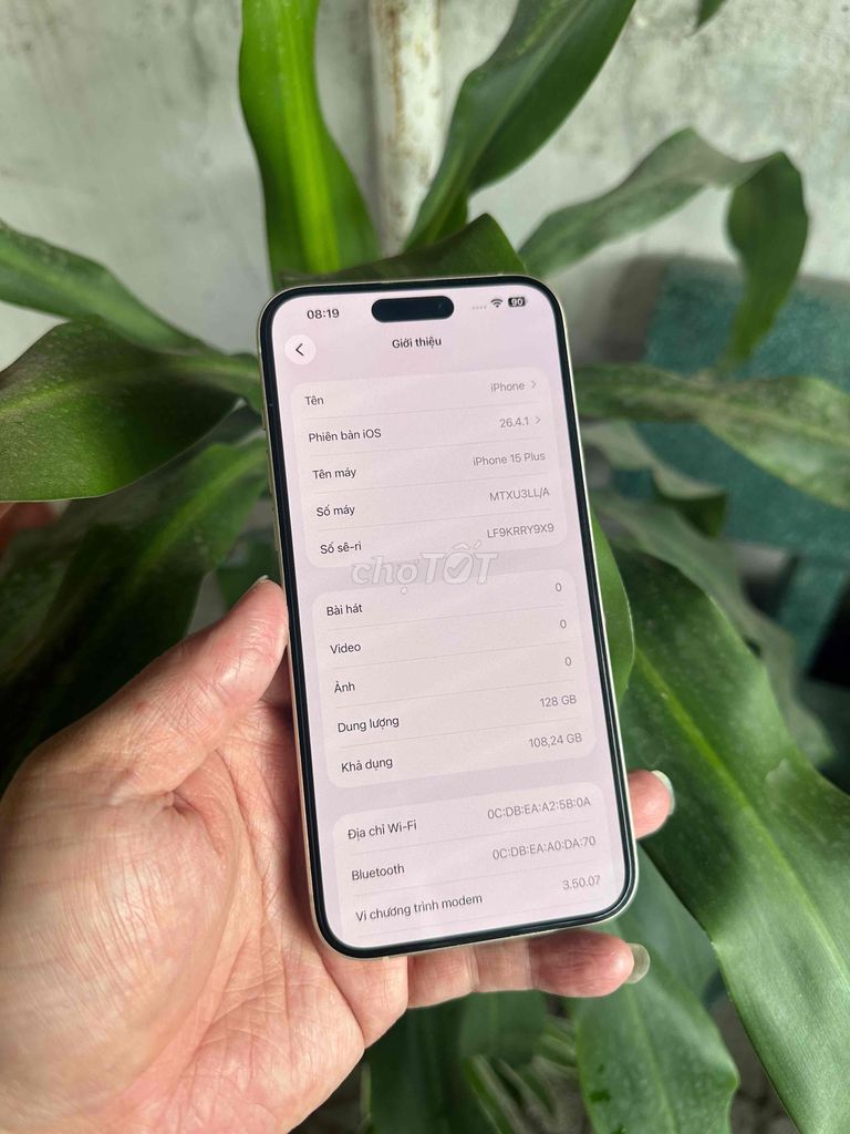 iPhone 15 Plus 128GB Vàng. Mua bán Điện thoại tại Thành phố Biên Hòa Đồng Nai được đăng bởi Thạch Lê hình 1