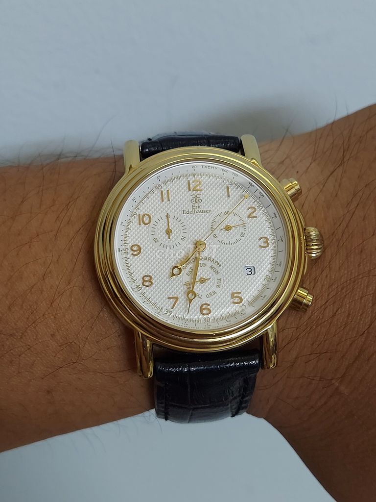 Bán Đồng hồ Eric Edelhausen Thụy Sỹ màu Gold. Mua bán Đồng hồ tại Quận Phú Nhuận Tp Hồ Chí Minh được đăng bởi Hải Triều hình 1