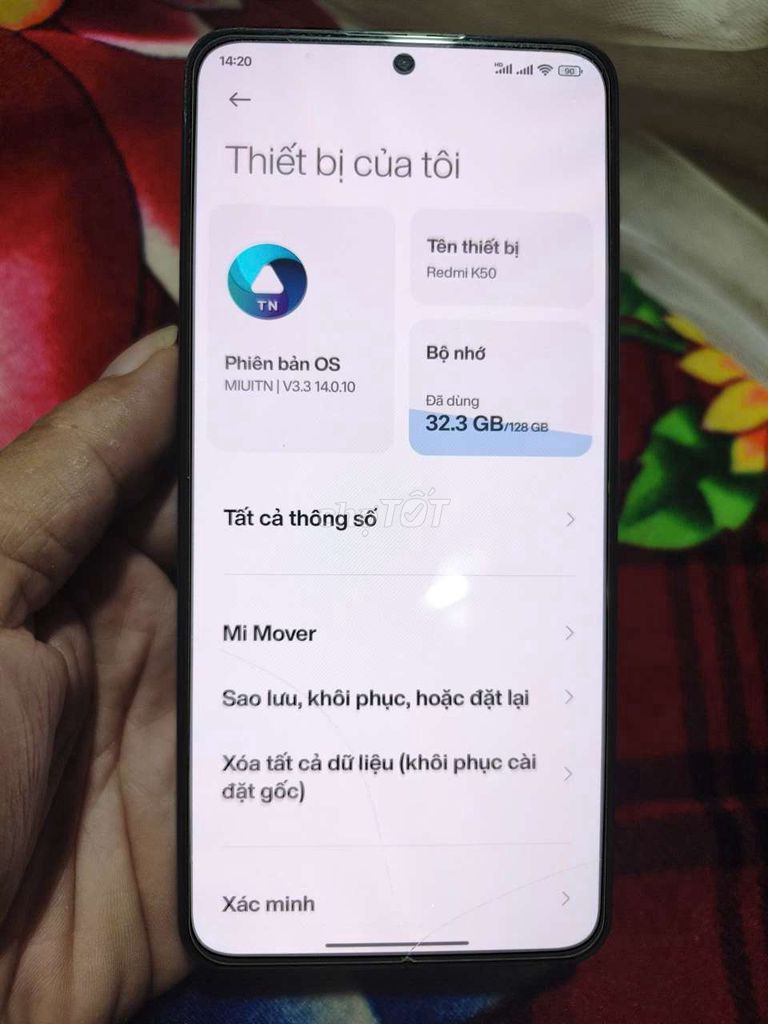 Redmi K50 8GB/128GB bán giao lưu. Mua bán Điện thoại tại Quận Thanh Xuân Hà Nội được đăng bởi Phúc Yên An hình 1
